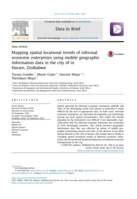 Mapping spatial locational trends of informal economic enterprises using mobile geographic information data in the city of in Harare, Zimbabwe