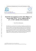 Search for top squarks in events with a Higgs or 𝒁 boson using 139 fb-1 of 𝒑 𝒑 collision data at √𝒔 = 13 TeV with the ATLAS detector