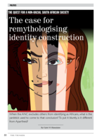 The quest for a non-racial South African society : the case for remythologising  identity construction