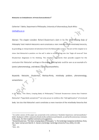 Nietzsche on embodiment : a Proto‐Somaesthetics?