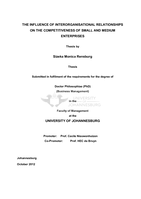 The influence of interorganisational relationships on the competitiveness of small and medium enterprises