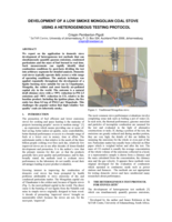 Development of a low-smoke Mongolian coal stove using a heterogeneous testing protocol