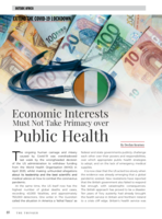 Economic Interests Must Not Take Primacy over Public Health