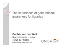 Generational diversity and awareness in academic library co-worker relationships.