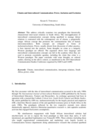 Ubuntu and intercultural communication: power, inclusion and exclusion