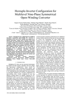 Hextuple-inverter configuration for multilevel nine-phase symmetrical open-winding converter