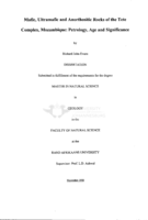 Mafic, ultramafic and anorthositic rocks of the Tete complex, Mozambique : petrology, age and significance