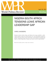 Nigeria-South Africa tensions leave African leadership gap