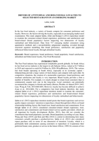 Drivers of attitudinal and behavioural loyalties to selected restaurants in an emerging market.