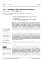 Safety evaluation of flower roundabout considering autonomous vehicles operation