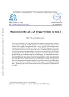 Operation of the ATLAS Trigger System in Run 2