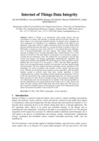 Internet of things data integrity