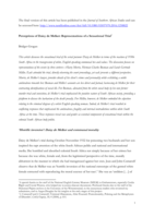 Perceptions of Daisy de Melker : representations of a sensational trial