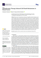 Photodynamic therapy induced cell death mechanisms in breast cancer