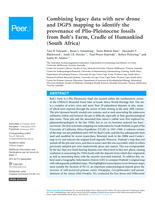 Combining legacy data with new drone and DGPS mapping to identify the provenance of Plio-Pleistocene fossils from Bolt's Farm, Cradle of Humankind (South Africa)