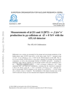 Measurements of ψ(2S) and X(3872) → J/ψπ+π− production in pp collisions at √s=8 TeV with the ATLAS detector