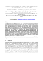 Effect of scanning speed on the material characterizations of laser deposited titanium alloy and copper