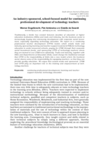 An industry-sponsored, school-focused model for continuing professional development of technology teachers