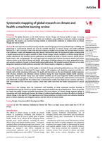 Systematic mapping of global research on climate and health : a machine learning review