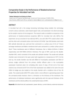 Comparative study in the performance of bioelectrochemical properties for microbial fuel cells
