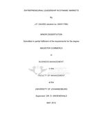Entrepreneurial leadership in dynamic markets