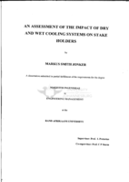 An assessment of the impact of dry and wet cooling systems on stake holders