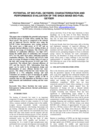 Potential of bio-fuel geysers : characterisation and performance evaluation of the Shiza Manzi bio-fuel geyser