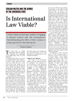 Civilian Militia and the Demise of the Sovereign State: Is International Law Viable?