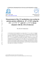 Measurement of the Z Z production cross section in proton–proton collisions at √s = 8 TeV using the Z Z → f−f+fl −fl + and Z Z → f−f+νν¯ decay channels with the ATLAS detector