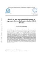 Search for new non-resonant phenomena in high-mass dilepton final states with the ATLAS detector