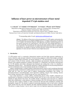 Influence of laser power on microstructure of laser metal deposited 17-4 ph stainless steel