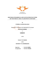Monitoring nitrosamines in large water distribution  systems and their removal using cyclodextrin polyurethanes