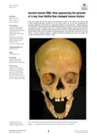 Ancient human DNA : How sequencing the genome of a boy from Ballito Bay changed human history