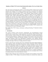 Readiness of Public TVET for the Fourth Industrial Revolution : the case of South Africa