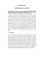 Sexually abusive adolescents: a study on parental attachment