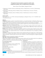 Comparison between plasma neopterin and the urine neopterin : creatinine ratio as inflammatory biomarkers