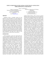 Effect of benches on the natural convection in a single-span three-dimensional greenhouse