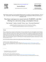 Non-linear autoregressive neural network (NARNET) with SSA filtering for a university energy consumption forecast