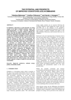 The potential and prospects of improved cookstoves (ICS) in Zimbabwe