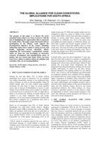 The global alliance for clean cookstoves: implications for South Africa