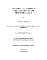 Transracial adoption: the conflict in the dialogical self