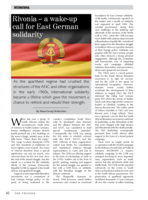 Rivonia – a wake-up call for East German solidarity