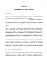 Guidelines for the development of a marketing strategy to achieve sustainable growth