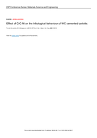 Effect of CrC-Ni on the tribological behaviour of WC cemented carbide