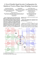 A novel double quad-inverter configuration for multilevel twelve-phase open-winding converter
