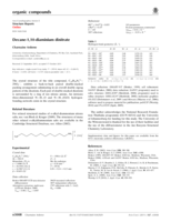 Decane-1,10-diaminium dinitrate