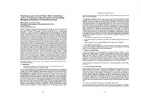 Teaching to learn and learning to share : assessing a culture of sharing amongst information and knowledge management students in a virtual environment.