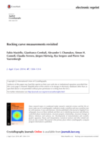 Rocking curve measurements revisited