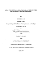 Self-concept and relational concomitants of irritable bowel syndrome