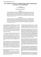 Die verband tussen tydoriëntasie, diepte-oriëntasie en lokus van kontrole.